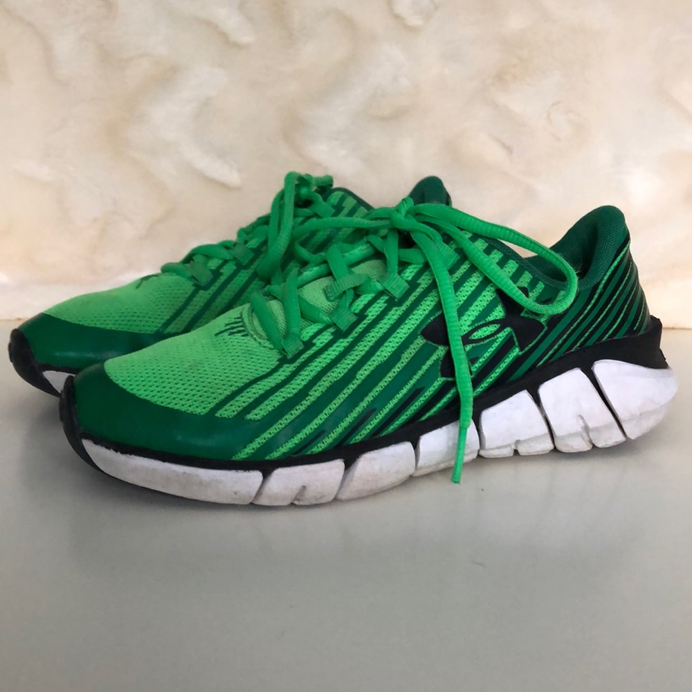 Neon Green Under Armour Running Shoes